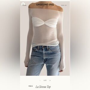 Orseund Iris Tan La Sirena Top